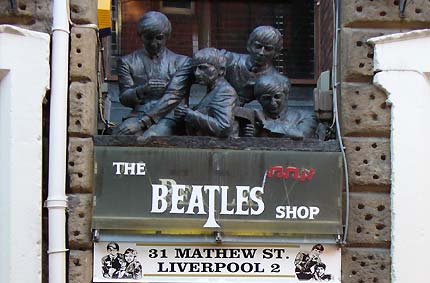 Beatles shop Ливерпуль