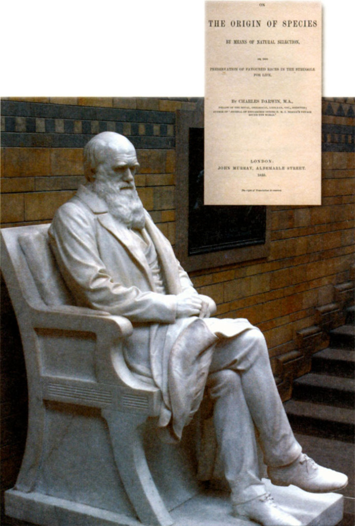 Скульптура Чарльза Дарвина